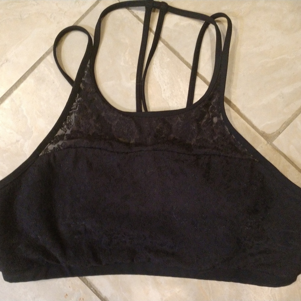 Lululemon High Neck Crop Sports Bra